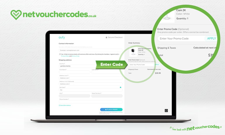 Where to enter your Eufy code