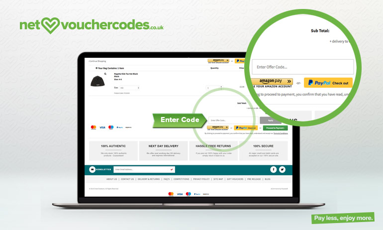 greatoutdoorssuperstore where to enter code