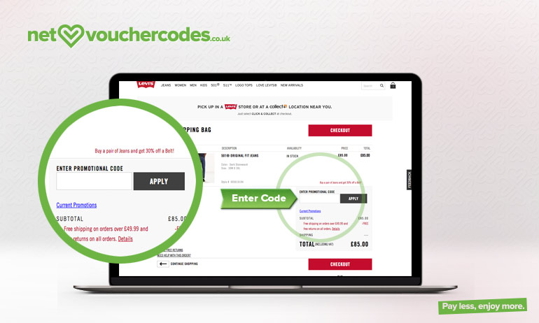 levis online discount code