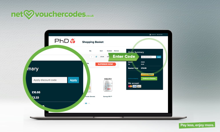 phd fitness where to enter code