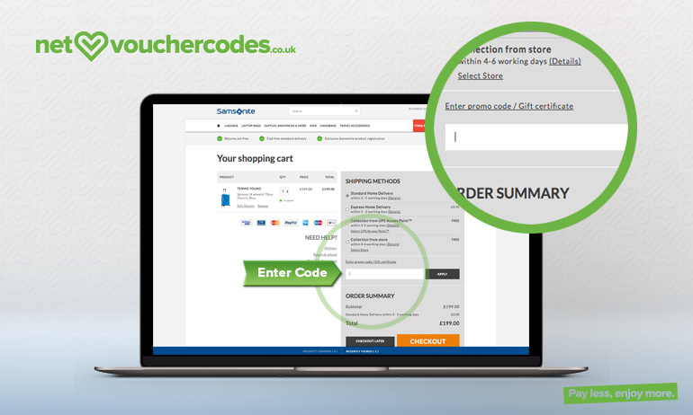 Samsonite coupon code
