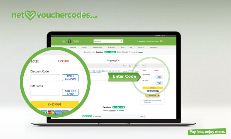 techtrade where to enter code