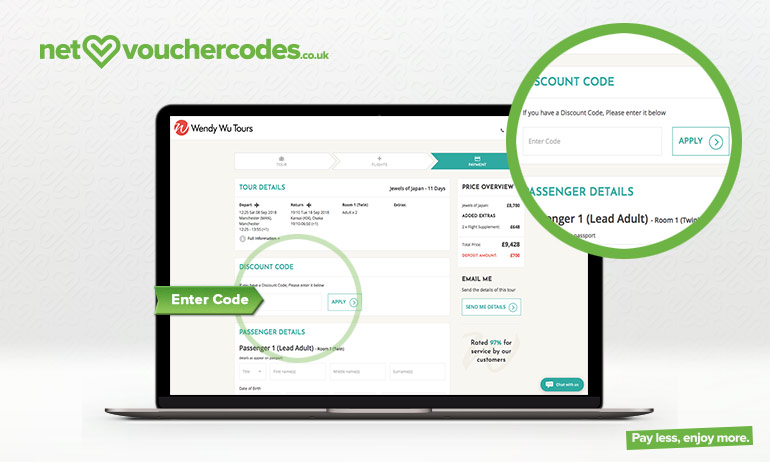 wendy wu where to enter code