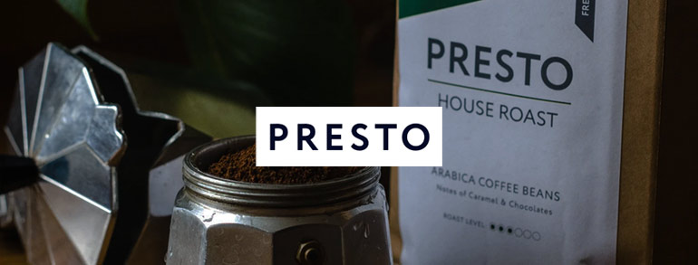 Presto Coffee Voucher Codes 2021
