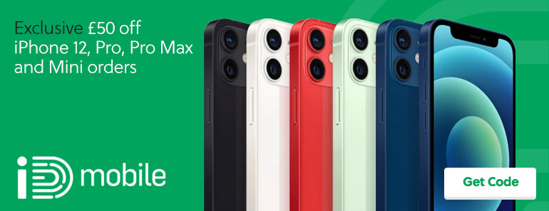 £50 off iPhone12 IDMobile