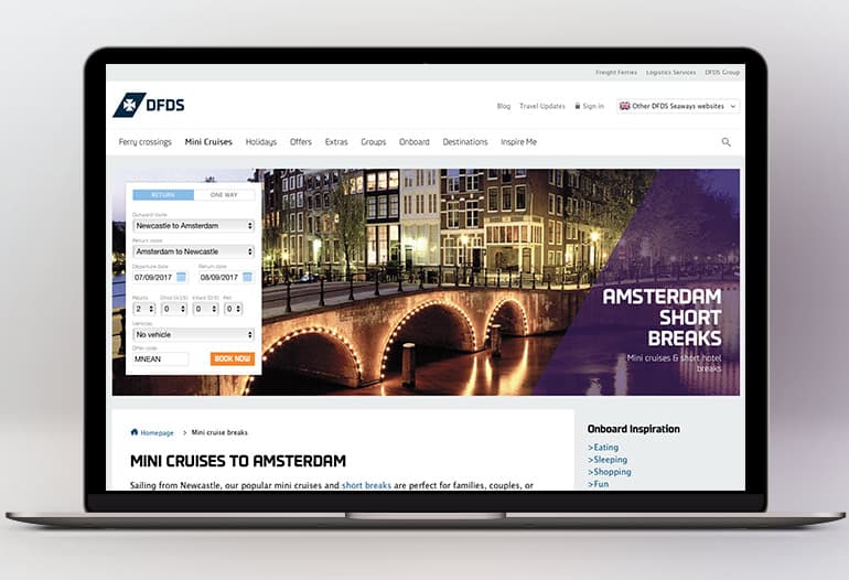 DFDS Seaways Amsterdam Cruises