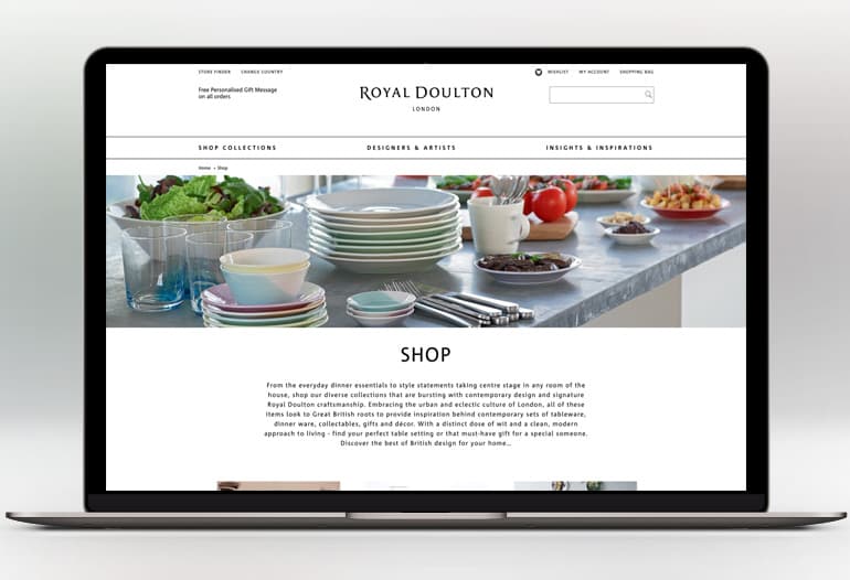 Royal Doulton shop collection