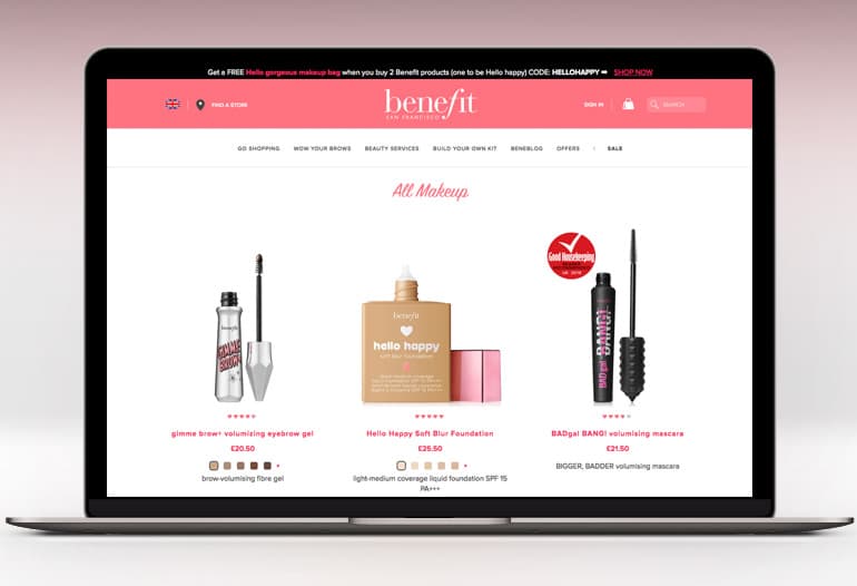 benefitcosmetics all makeup