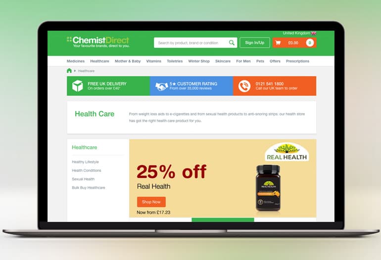 chemist direct healthcare