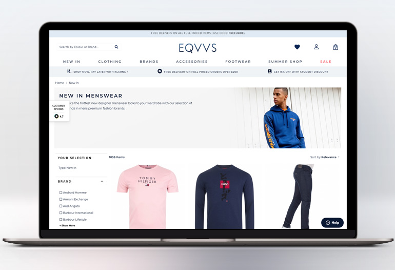 EQVVS sells the latest designer clothing, footwear, & accessories for men.