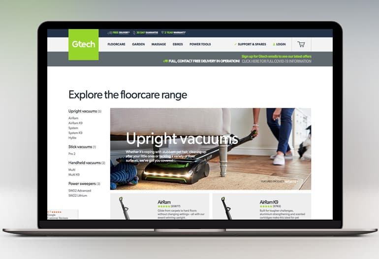gtech floorcare