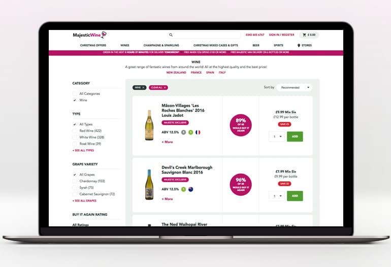 Buy Wine & Champagne Online