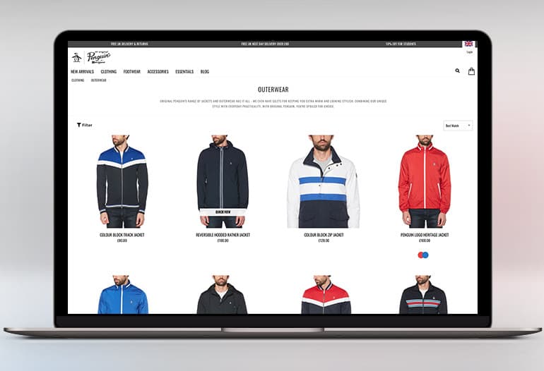 original penguin jackets
