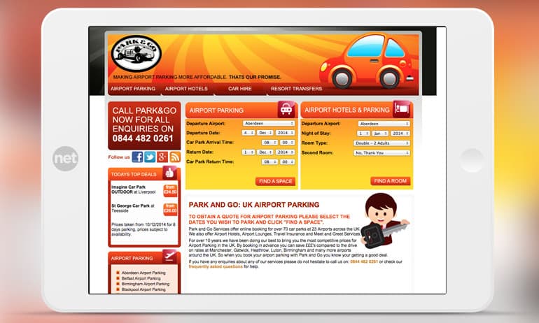 Park and go coupons