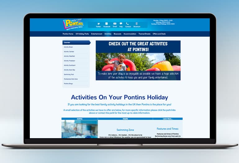 pontins activites