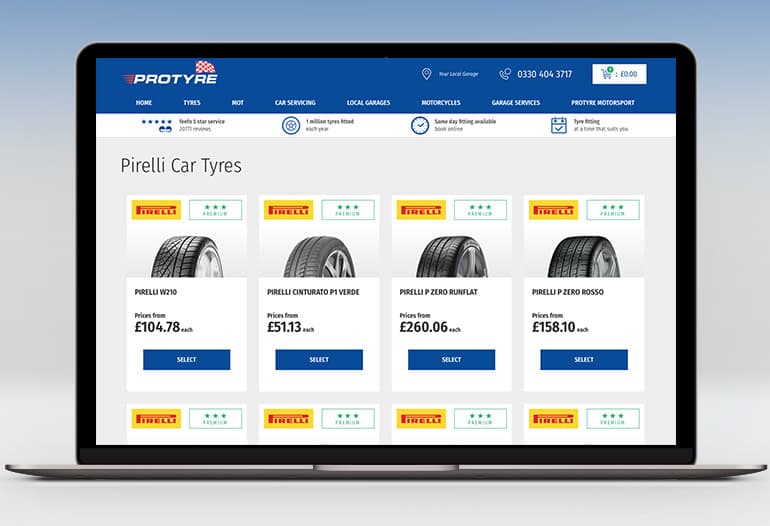 protyre pirelli car tyres