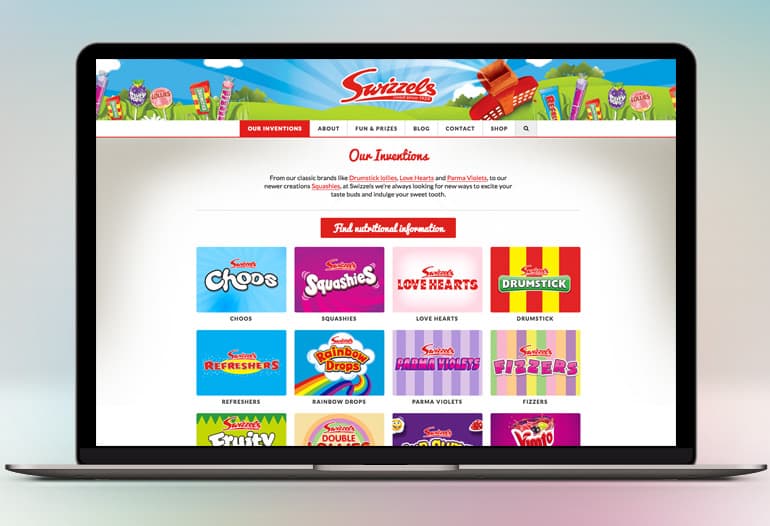 Swizzels confectionary list