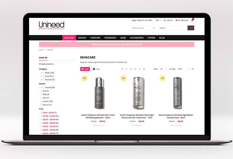 unineed skincare