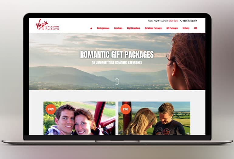 virgin balloon flights romantic gift packages